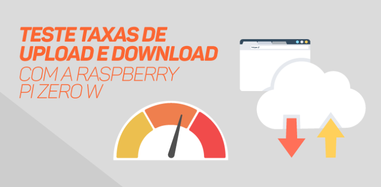 Teste taxas de upload e download com a Raspberry Pi Zero W