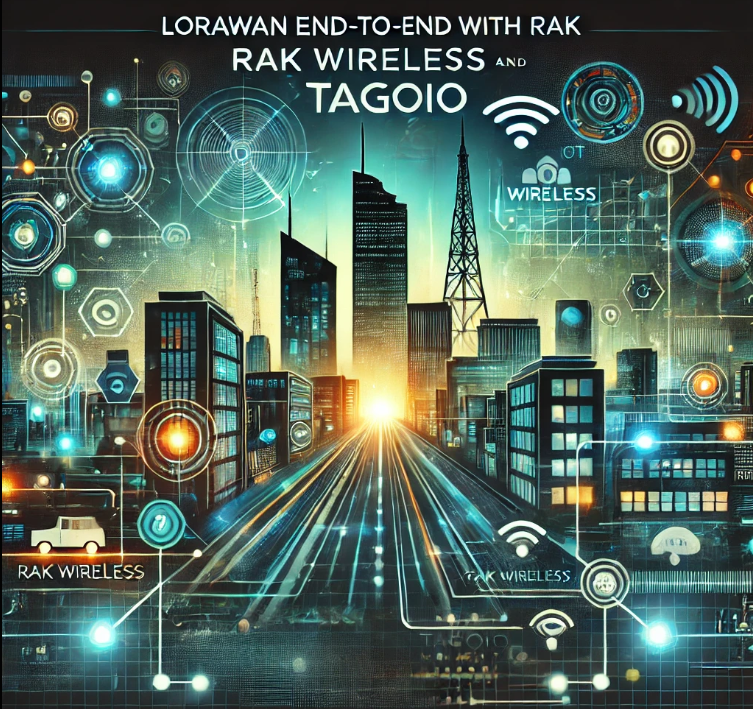LoRaWAN de ponta-a-ponta com RAK Wireless e TagoIO